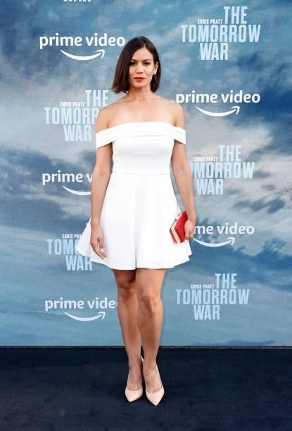 Gissette Valentin attends the premiere of Amazon's "The Tomorrow War