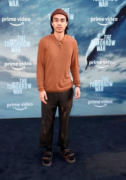 Alan Trong attends the premiere of Amazon's "The Tomorrow War