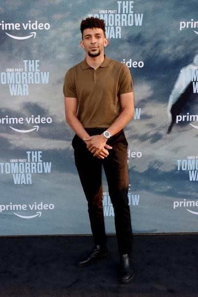 Khleo Thomas attends the premiere of Amazon's "The Tomorrow War