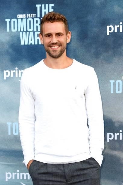 Nick Viall attends the premiere of Amazon's "The Tomorrow War