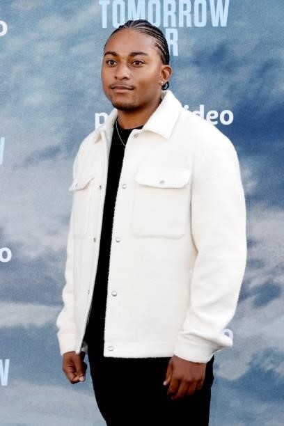 Camron Jones attends the premiere of Amazon's "The Tomorrow War