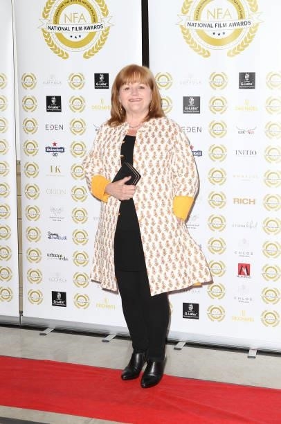 Lesley Nicol attends the National Film Awards UK 2021 at Porchester Hall on July 01, 2021 in London, England.