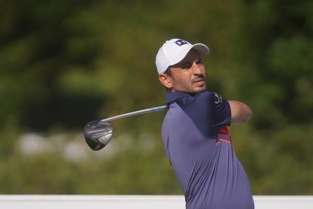 Jerome Lando Casanova of France in action during Day One of the Kaskada Golf Challenge at Kaskada Golf Resort on July 01, 2021 in Brno, Czech...