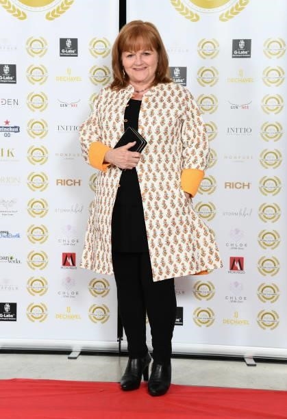 Lesley Nicol attends the National Film Awards 2021 held at Porchester Hall on July 1, 2021 in London, England.