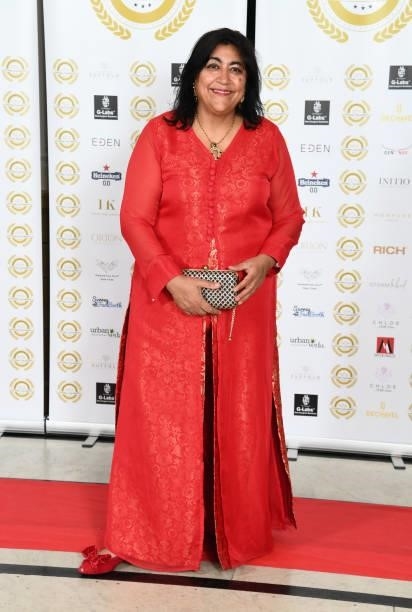 Gurinder Chadha attends the National Film Awards 2021 held at Porchester Hall on July 1, 2021 in London, England.