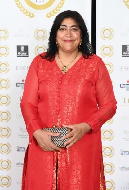 Gurinder Chadha attends the National Film Awards 2021 held at Porchester Hall on July 1, 2021 in London, England.