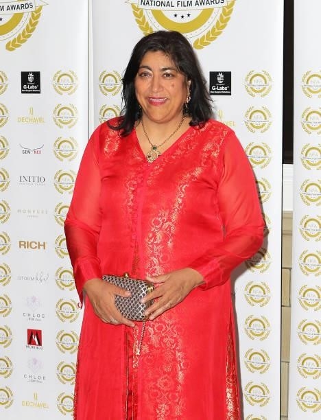 Gurinder Chadha attends the National Film Awards UK 2021 at Porchester Hall on July 01, 2021 in London, England.
