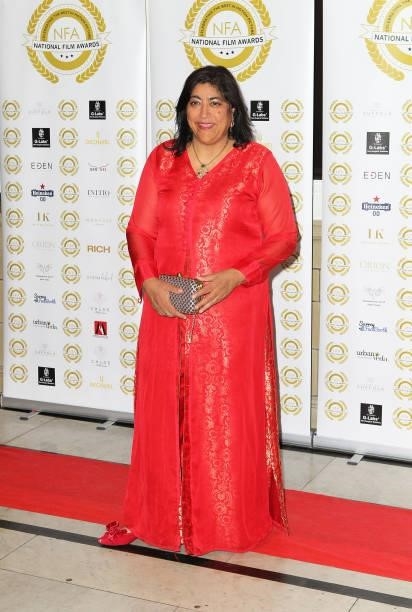 Gurinder Chadha attends the National Film Awards UK 2021 at Porchester Hall on July 01, 2021 in London, England.