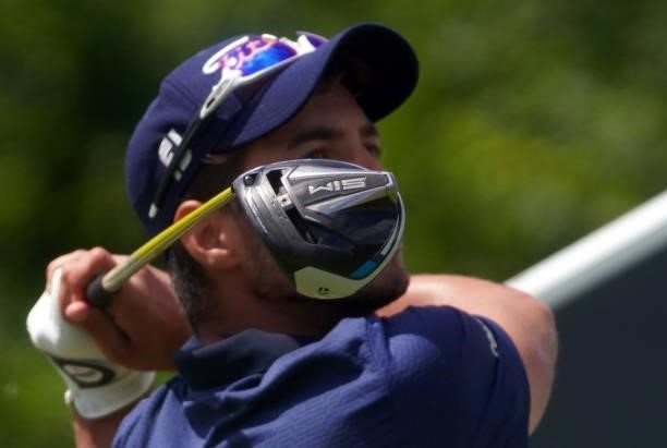 Federico Maccario of Italy in action during Day One of the Kaskada Golf Challenge at Kaskada Golf Resort on July 01, 2021 in Brno, Czech Republic.