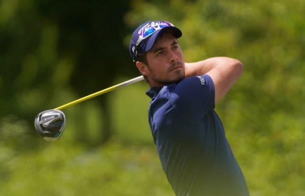 Federico Maccario of Italy in action during Day One of the Kaskada Golf Challenge at Kaskada Golf Resort on July 01, 2021 in Brno, Czech Republic.