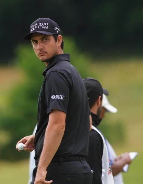 Julien Brun of France looks on during Day One of the Kaskada Golf Challenge at Kaskada Golf Resort on July 01, 2021 in Brno, Czech Republic.