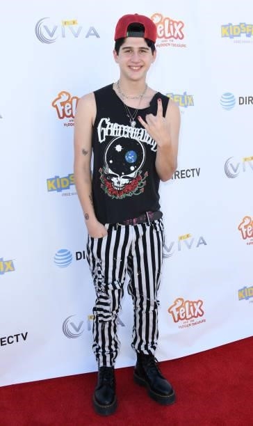 Zach Hennessey arrives at the Los Angeles Premiere Of "Felix And The Hidden Treasure