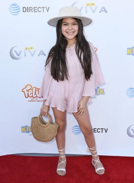 Brielle Lopez arrives at the Los Angeles Premiere Of "Felix And The Hidden Treasure