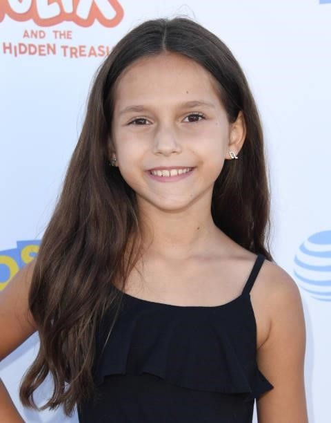 Lane Rosa arrives at the Los Angeles Premiere Of "Felix And The Hidden Treasure
