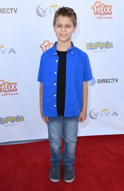 Matthew Kendall arrives at the Los Angeles Premiere Of "Felix And The Hidden Treasure