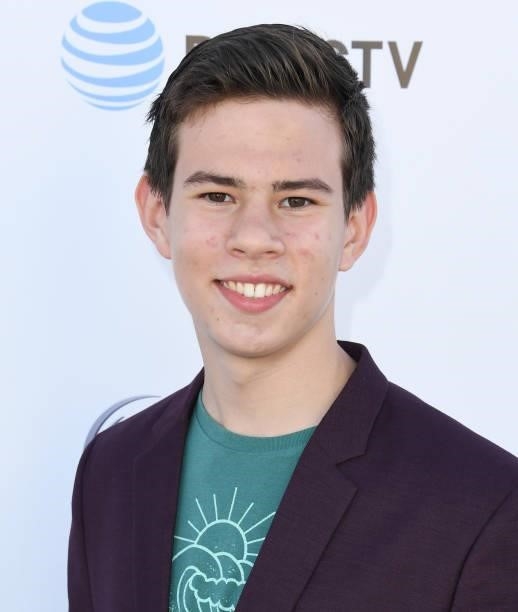 Nathan Kendall arrives at the Los Angeles Premiere Of "Felix And The Hidden Treasure