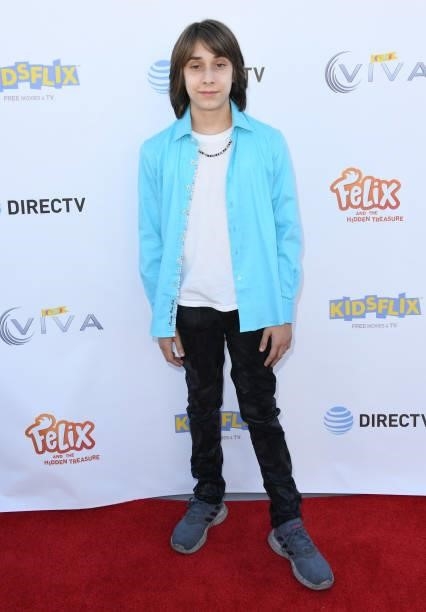 Jake Getman arrives at the Los Angeles Premiere Of "Felix And The Hidden Treasure