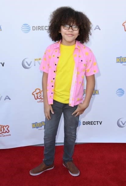 Ethan Childress arrives at the Los Angeles Premiere Of "Felix And The Hidden Treasure
