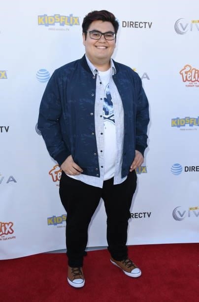 Sean-Ryan Peterson arrives at the Los Angeles Premiere Of "Felix And The Hidden Treasure