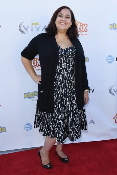 Angela Camacho arrives at the Los Angeles Premiere Of "Felix And The Hidden Treasure