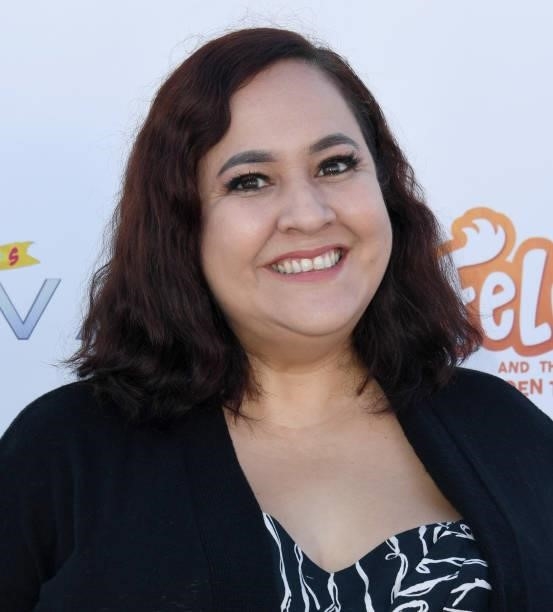 Angela Camacho arrives at the Los Angeles Premiere Of "Felix And The Hidden Treasure