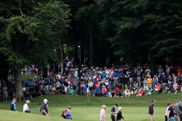 General view of fans during Day Two of The Dubai Duty Free Irish Open at Mount Juliet Golf Club on July 02, 2021 in Thomastown, Ireland.