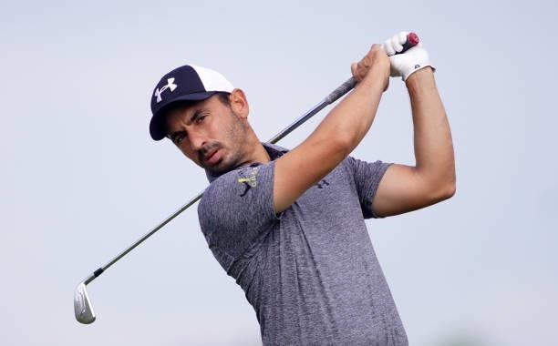 Jerome Lando Casanova of France in action during Day Three of the Kaskada Golf Challenge at Kaskada Golf Resort on July 03, 2021 in Brno, Czech...