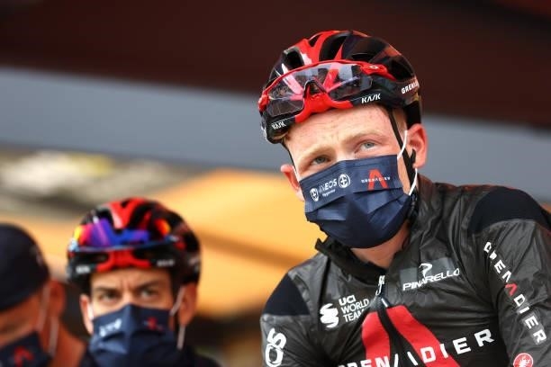 Tao Geoghegan Hart of The United Kingdom and Team INEOS Grenadiers at start during the 108th Tour de France 2021, Stage 8 a 150,8km stage from...