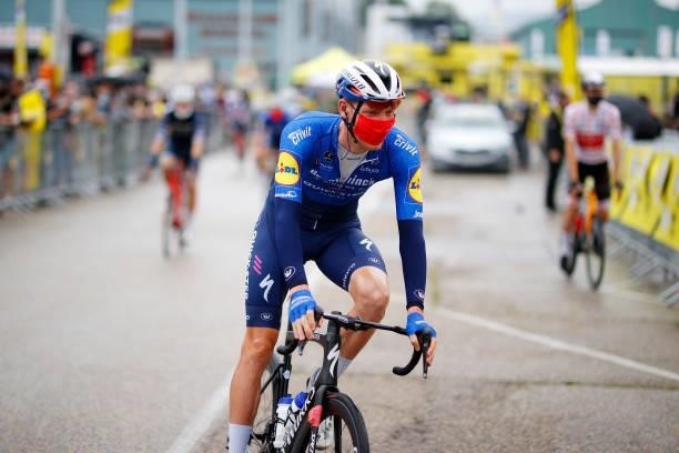 Tim Declercq of Belgium and Team Deceuninck - Quick-Step at start during the 108th Tour de France 2021, Stage 8 a 150,8km stage from Oyonnax to Le...