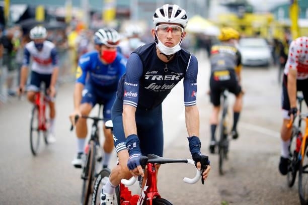 Bauke Mollema of The Netherlands and Team Trek - Segafredo at start during the 108th Tour de France 2021, Stage 8 a 150,8km stage from Oyonnax to Le...