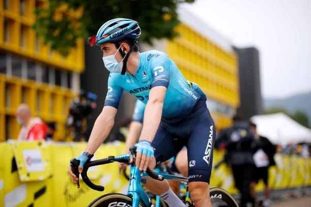 Alex Aranburu of Spain and Team Astana - Premier Tech at start during the 108th Tour de France 2021, Stage 8 a 150,8km stage from Oyonnax to Le...