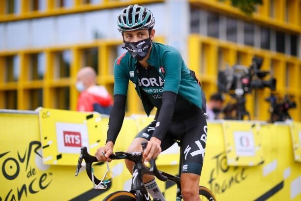 Emanuel Buchmann of Germany and Team BORA - Hansgrohe at start during the 108th Tour de France 2021, Stage 8 a 150,8km stage from Oyonnax to Le...