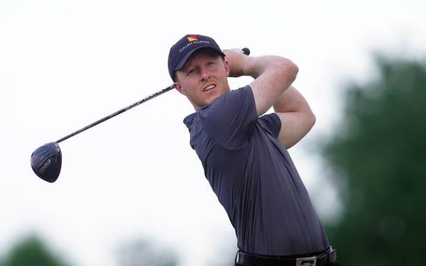 Craig Howie of Scotland in action during Day Three of the Kaskada Golf Challenge at Kaskada Golf Resort on July 03, 2021 in Brno, Czech Republic.