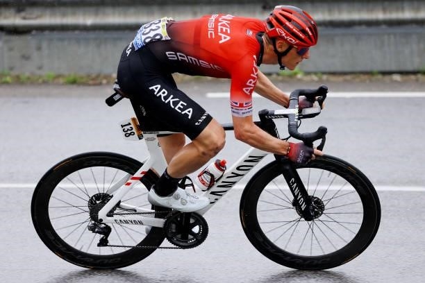 Connor Swift of The United Kingdom and Team Arkéa Samsic during the 108th Tour de France 2021, Stage 8 a 150,8km stage from Oyonnax to Le...
