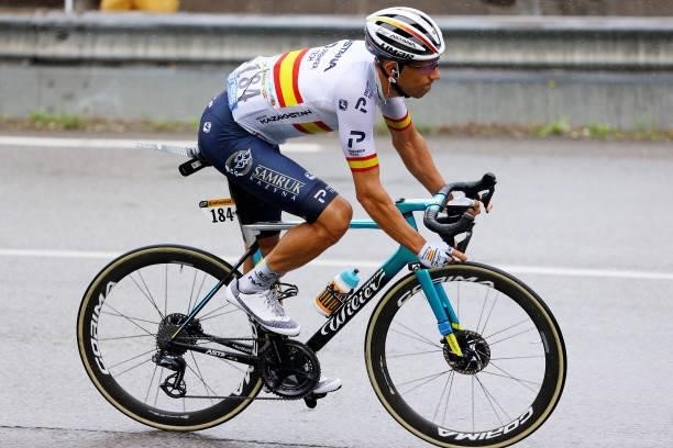 Omar Fraile of Spain and Team Astana - Premier Tech during the 108th Tour de France 2021, Stage 8 a 150,8km stage from Oyonnax to Le Grand-Bornand /...