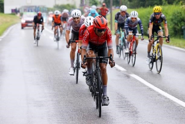 Nairo Quintana of Colombia and Team Arkéa Samsic during the 108th Tour de France 2021, Stage 8 a 150,8km stage from Oyonnax to Le Grand-Bornand /...