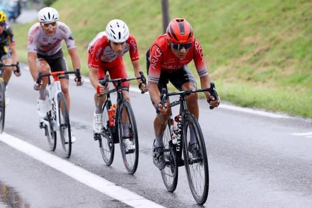 Nairo Quintana of Colombia and Team Arkéa Samsic during the 108th Tour de France 2021, Stage 8 a 150,8km stage from Oyonnax to Le Grand-Bornand /...