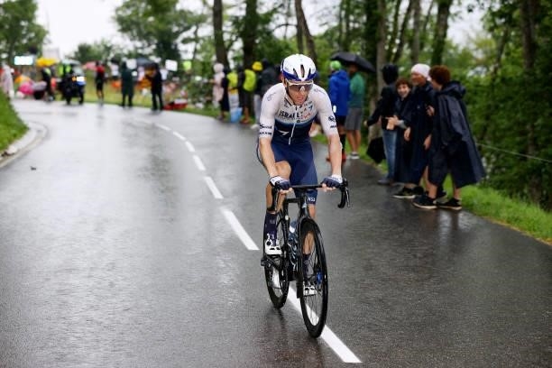 Michael Woods of Canada and Team Israel Start-Up Nation in the Breakaway during the 108th Tour de France 2021, Stage 8 a 150,8km stage from Oyonnax...