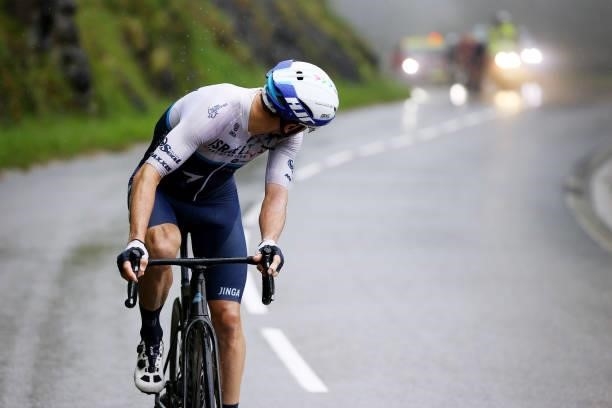 Michael Woods of Canada and Team Israel Start-Up Nation in the Breakaway during the 108th Tour de France 2021, Stage 8 a 150,8km stage from Oyonnax...