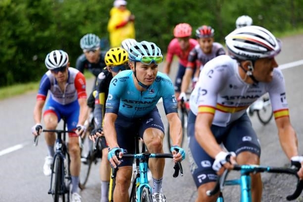 Alexey Lutsenko of Kazakhstan and Team Astana - Premier Tech in the Breakaway during the 108th Tour de France 2021, Stage 8 a 150,8km stage from...