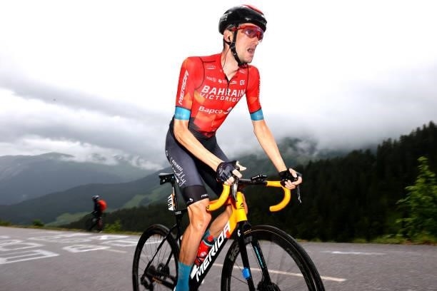 Wout Poels of The Netherlands and Team Bahrain - Victorious during the 108th Tour de France 2021, Stage 8 a 150,8km stage from Oyonnax to Le...