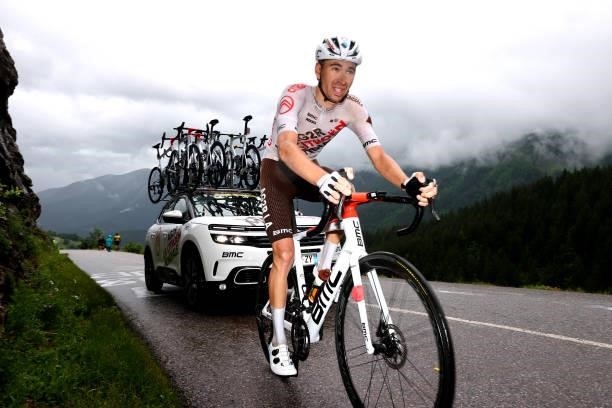 Aurélien Paret-Peintre of France and AG2R Citroën Team in the Breakaway during the 108th Tour de France 2021, Stage 8 a 150,8km stage from Oyonnax to...