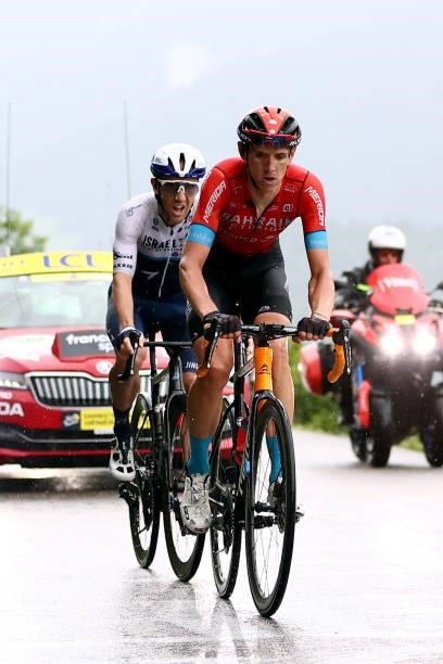 Michael Woods of Canada and Team Israel Start-Up Nation & Dylan Teuns of Belgium and Team Bahrain - Victorious in the Breakaway during the 108th Tour...