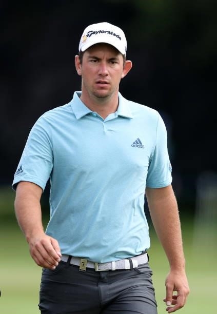 Lucas Herbert of Australia walks down the 9th hole during Day Three of The Dubai Duty Free Irish Open at Mount Juliet Golf Club on July 03, 2021 in...
