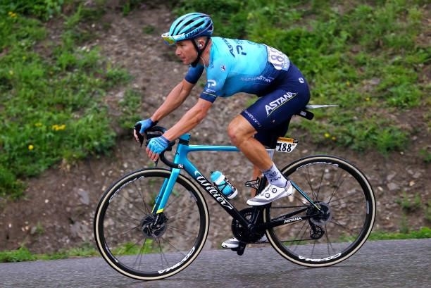 Alexey Lutsenko of Kazakhstan and Team Astana - Premier Tech during the 108th Tour de France 2021, Stage 8 a 150,8km stage from Oyonnax to Le...
