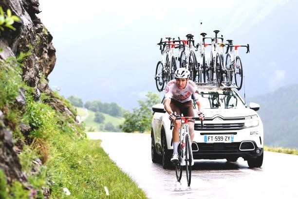 Aurélien Paret-Peintre of France and AG2R Citroën Team during the 108th Tour de France 2021, Stage 8 a 150,8km stage from Oyonnax to Le Grand-Bornand...