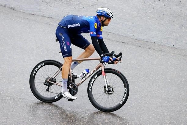 Kasper Asgreen of Denmark and Team Deceuninck - Quick-Step during the 108th Tour de France 2021, Stage 8 a 150,8km stage from Oyonnax to Le...