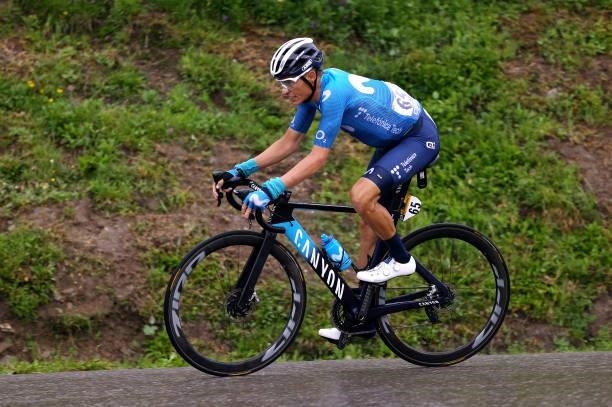 Enric Mas of Spain and Movistar Team during the 108th Tour de France 2021, Stage 8 a 150,8km stage from Oyonnax to Le Grand-Bornand / @LeTour /...