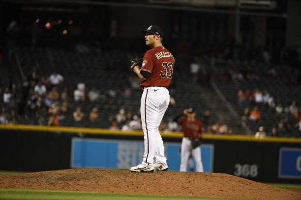 Bukauskas of the Arizona Diamondbacks delivers a pitch against the San Francisco Giants at Chase Field on July 02, 2021 in Phoenix, Arizona.