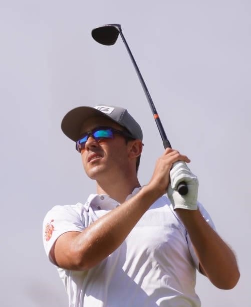 Scott Fernandez of Spain in action during Day Four of the Kaskada Golf Challenge at Kaskada Golf Resort on July 04, 2021 in Brno, Czech Republic.